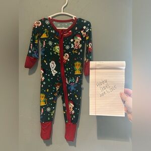 Little Sleepies NWOT Disney Christmas Pixar Zippy